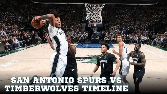 san antonio spurs vs timberwolves timeline